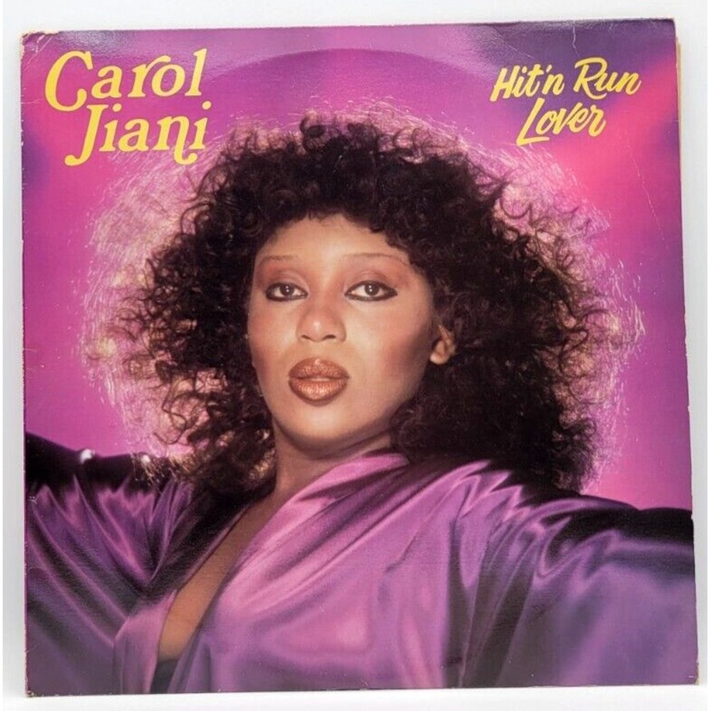 CAROL JIANI - HIT'N RUN‎ LOVER - DISCO SOUL LP RECORD